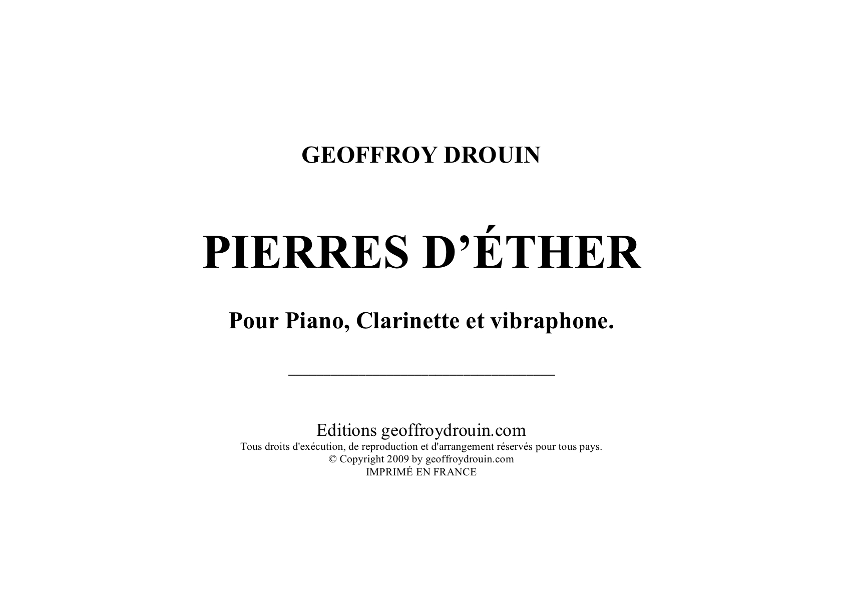 Pierres d'éther